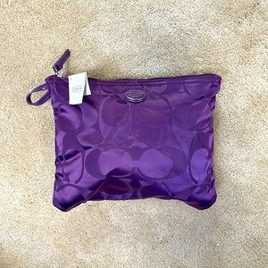 Coach Signature Foldable Tote- NWT